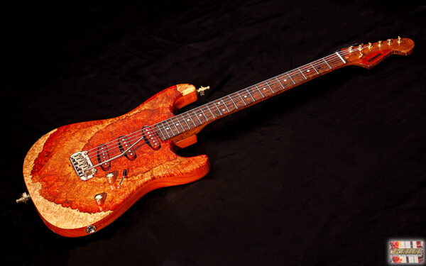 Rebel Custom Guitars Forest Fire 2024 Strat Style in High Gloss 2K - Image 7