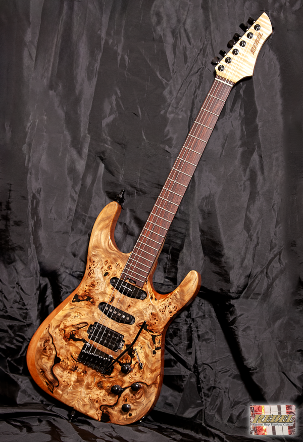 INCARNATE- Double Cutaway Exotic Wood Strat Style with Custom Switching! - Image 2