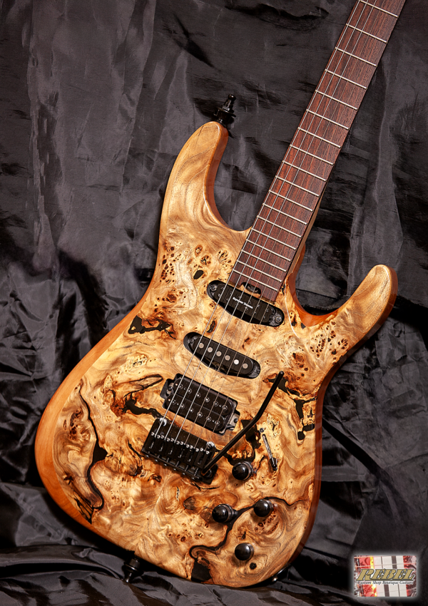 INCARNATE- Double Cutaway Exotic Wood Strat Style with Custom Switching! - Image 3