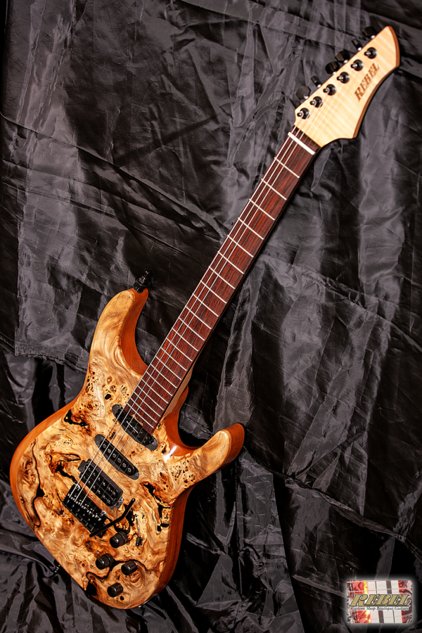 INCARNATE- Double Cutaway Exotic Wood Strat Style with Custom Switching! - Image 7