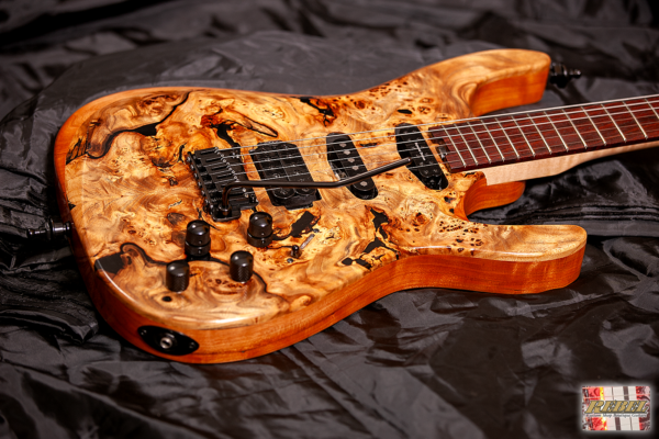 INCARNATE- Double Cutaway Exotic Wood Strat Style with Custom Switching! - Image 13