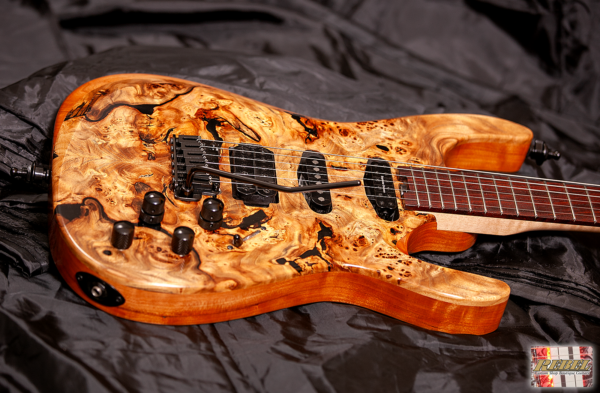 INCARNATE- Double Cutaway Exotic Wood Strat Style with Custom Switching! - Image 14