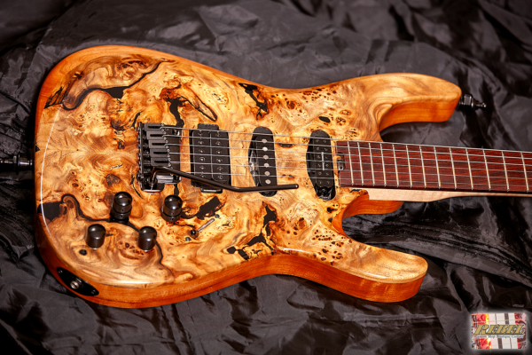 INCARNATE- Double Cutaway Exotic Wood Strat Style with Custom Switching! - Image 16