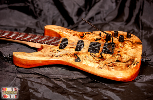 INCARNATE- Double Cutaway Exotic Wood Strat Style with Custom Switching! - Image 31